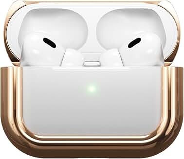 Minimalist Shockproof Aluminum Case for AirPods Pro 2024