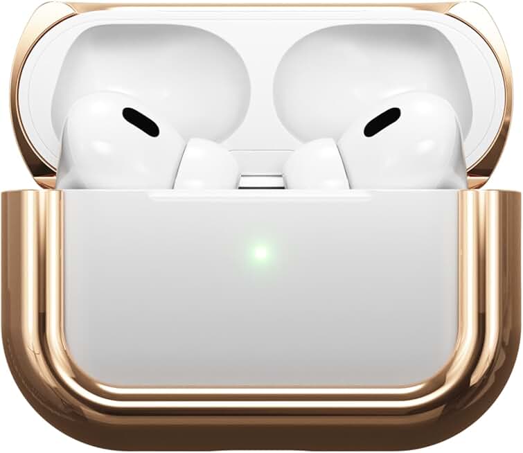 Minimalist Shockproof Aluminum Case for AirPods Pro 2024