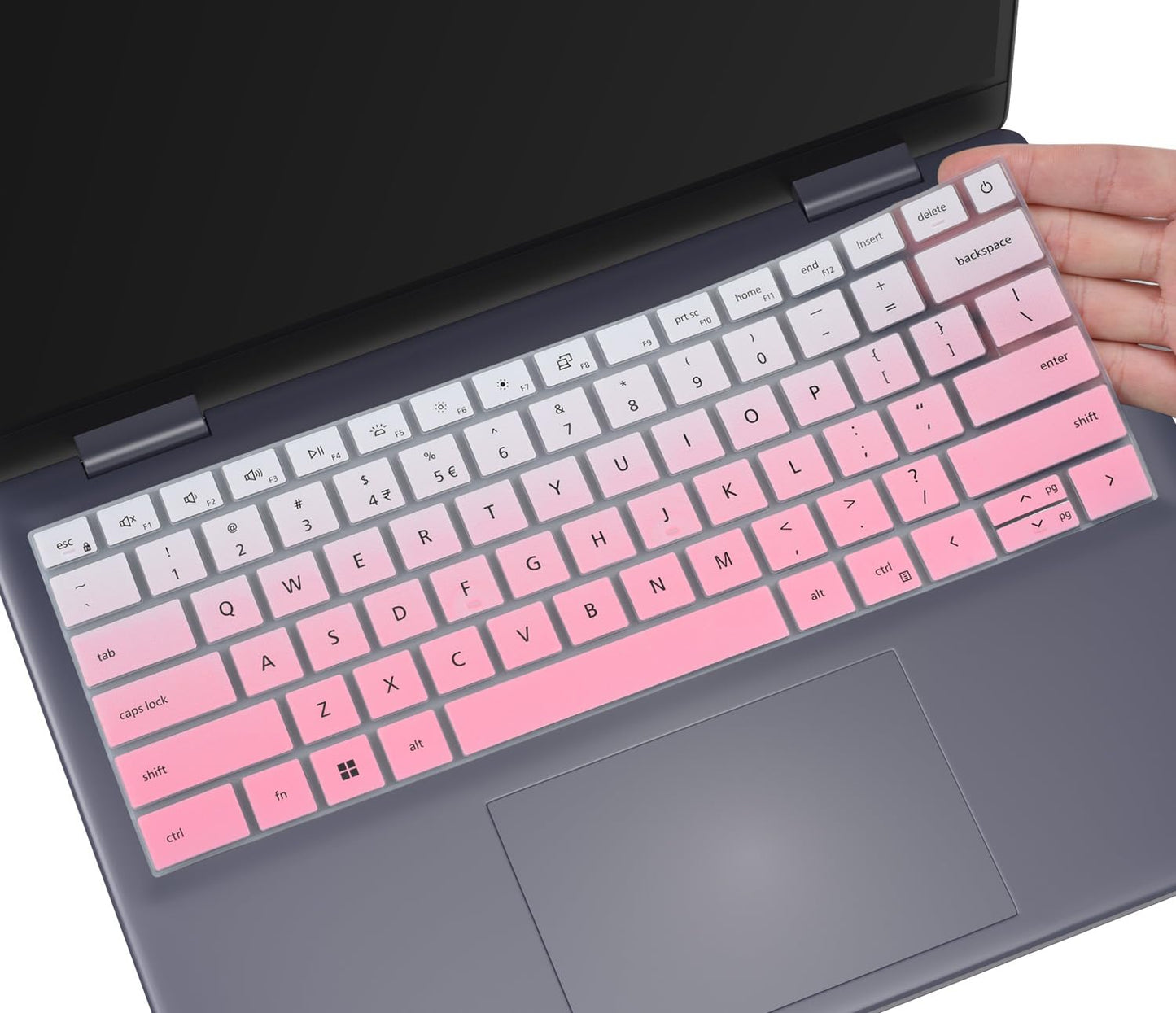 Pink Ombre Keyboard Cover for 2024-2025 14 Plus and Inspiron 14