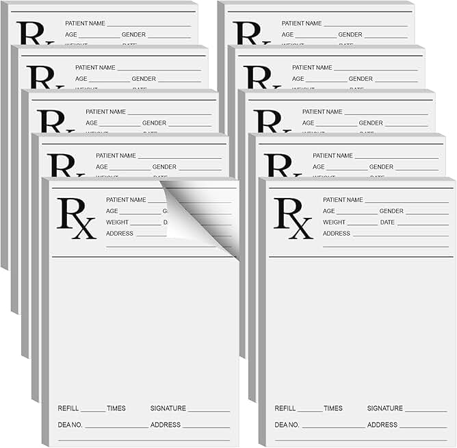 10 Prescription Pads for Doctors and Pharmacists