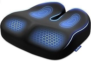 Ergonomic Memory Foam Seat Cushion for Comfort