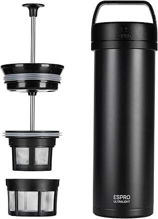 Ultralight 16oz French Press Coffee Maker for Travel