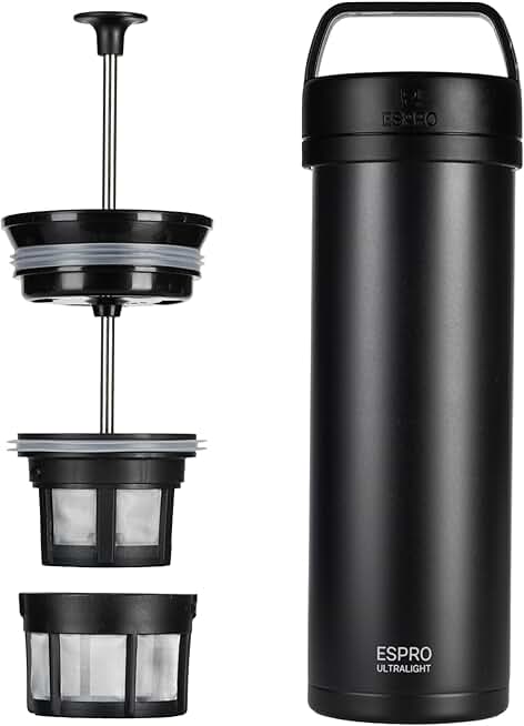 Ultralight 16oz French Press Coffee Maker for Travel