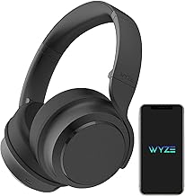 Wireless Over-Ear Noise Cancelling Headphones with Mic