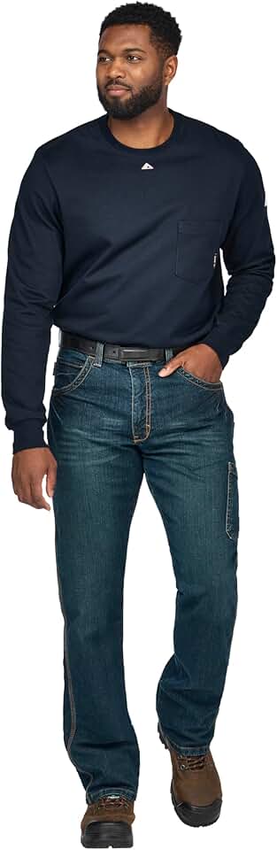 Men's Long Sleeve Fire-Resistant T-Shirt