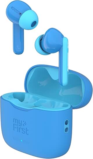 Wireless Kids Earbuds with Volume Limit and Charging Case