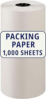 Large White Newsprint Packing Paper Roll, 1440' x 18"