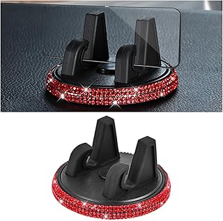 Red Rhinestone 360° Car Phone Holder