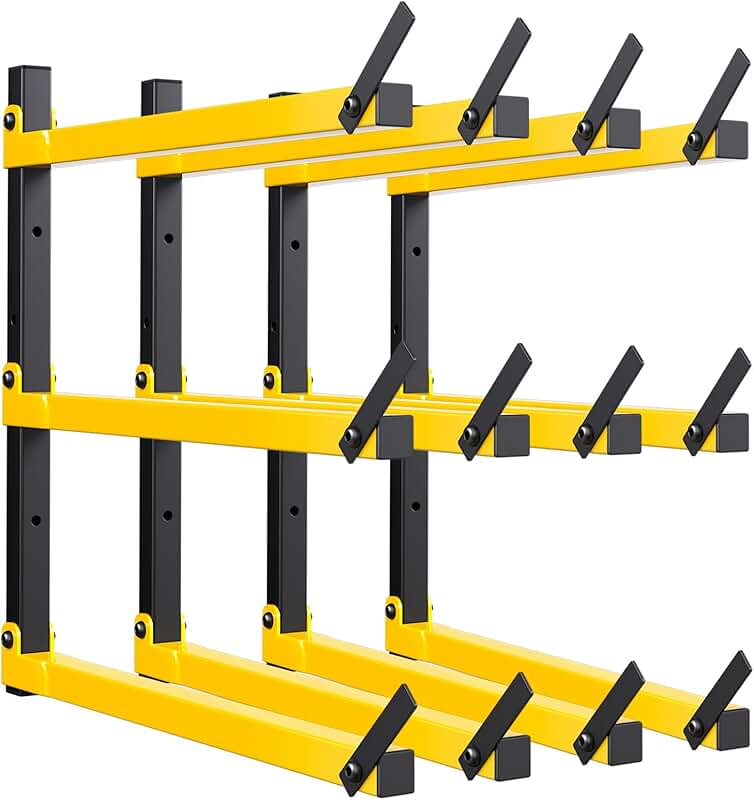Folding Wood Storage Rack with 3 Levels