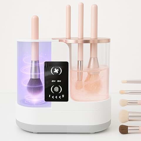 Portable 4-in-1 Electric Makeup Brush Cleaner and Dryer