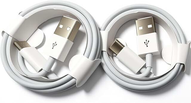 3FT USB A to C Car Charging Cable, 2 Pack