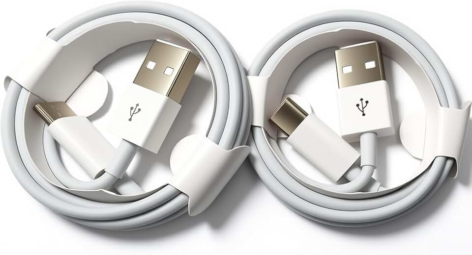 3FT USB A to C Car Charging Cable, 2 Pack