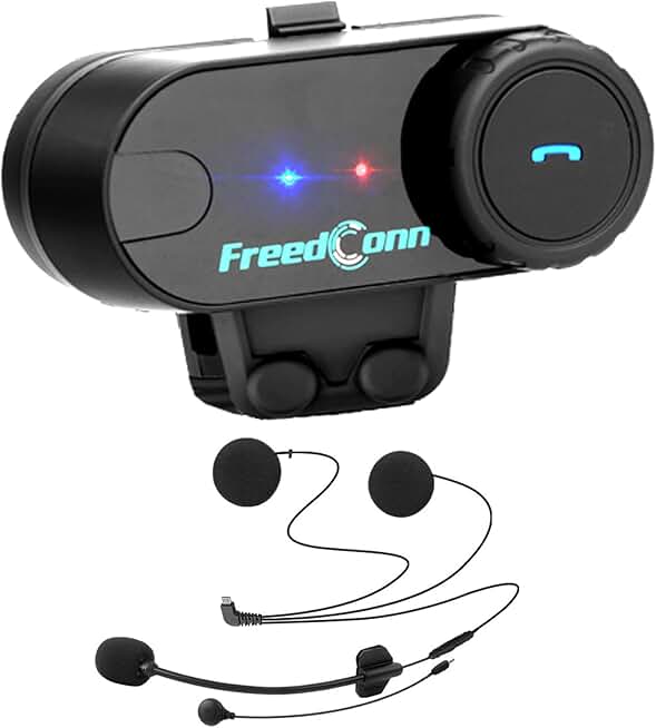 Motorcycle Helmet Bluetooth Intercom Kit for 2-3 Riders