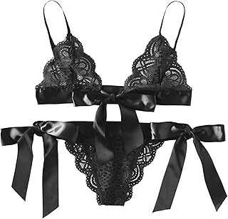 Sexy 2-Piece Lingerie Set with Bow Tie