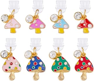 Type-C Dust Plug Charm with Butterfly Flower Mushroom Astronaut Pendant