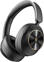Wireless Over Ear Headphones with Noise Cancelling and 75H Playtime
