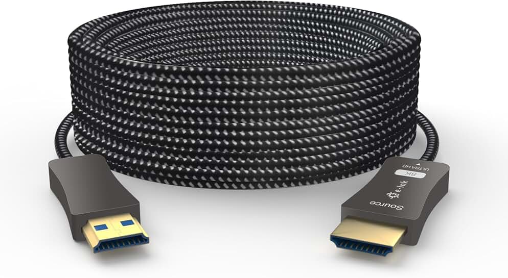 8K HDMI Fiber Optic Cable 30m Ultra High Speed