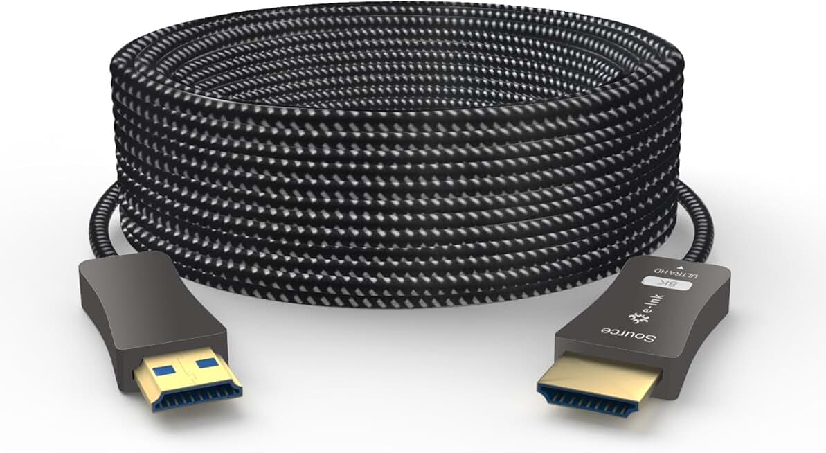 8K HDMI Fiber Optic Cable 30m Ultra High Speed