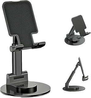 Adjustable 360° Rotating Phone Stand for Desk