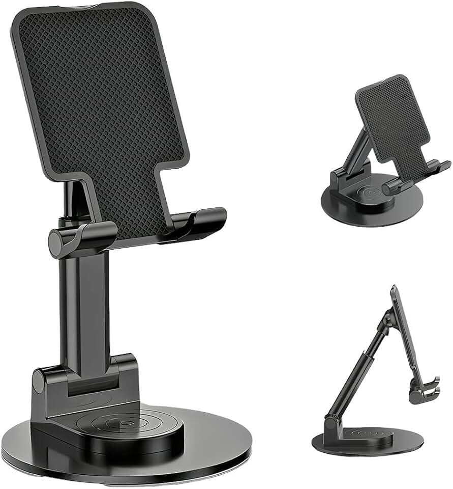Adjustable 360° Rotating Phone Stand for Desk