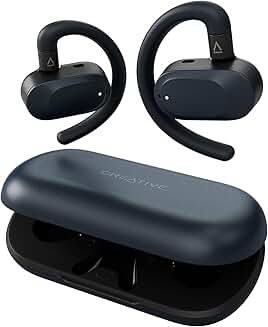 Wireless Open-Ear Headphones with Adjustable Fit and Long Battery