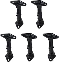 Five Black Wall and Ceiling Mount Brackets for Speakers