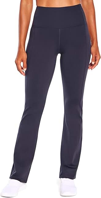 Women's High Rise Tummy Control Bootleg Leggings