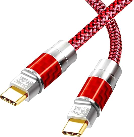 50FT USB C to C Cable, 100W, 4K60Hz, Fast Charging