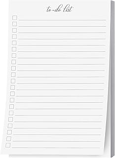 Half Letter To Do List Notepad with Checklist and Planning Pages