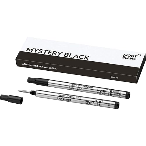 Black Rollerball Pen Refills for LeGrand, 2 Pack