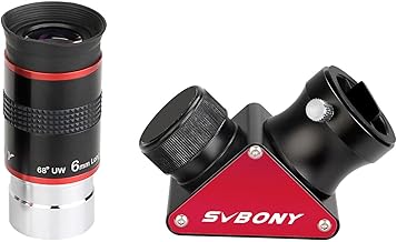 68° Wide Angle 6mm Eyepiece with 1.25" Star Diagonal