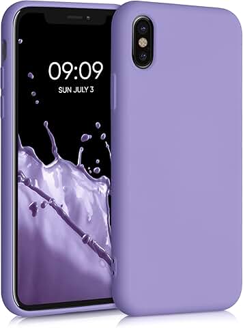 Slim Violet Silicone Phone Case for iPhone X
