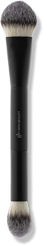 Contour and highlighter dual-ended brush for natural look