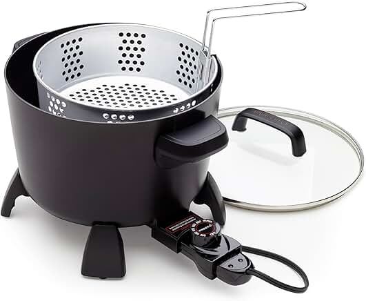 8-Quart Multi-Cooker with Steamer and Deep Fryer
