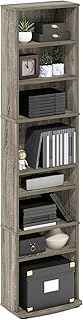 Tall 8-Tier Narrow DVD and CD Storage Shelf