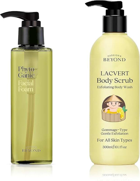 Lacvert Lemon Body Scrub and Facial Cleansing Foam