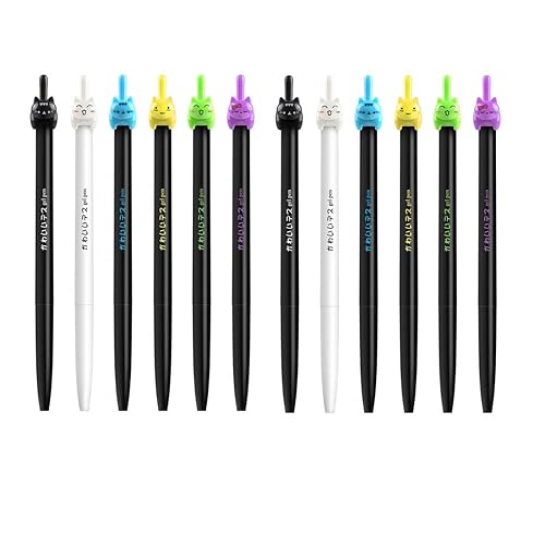 Cute Kawaii Cat Gel Pen for School and Office
