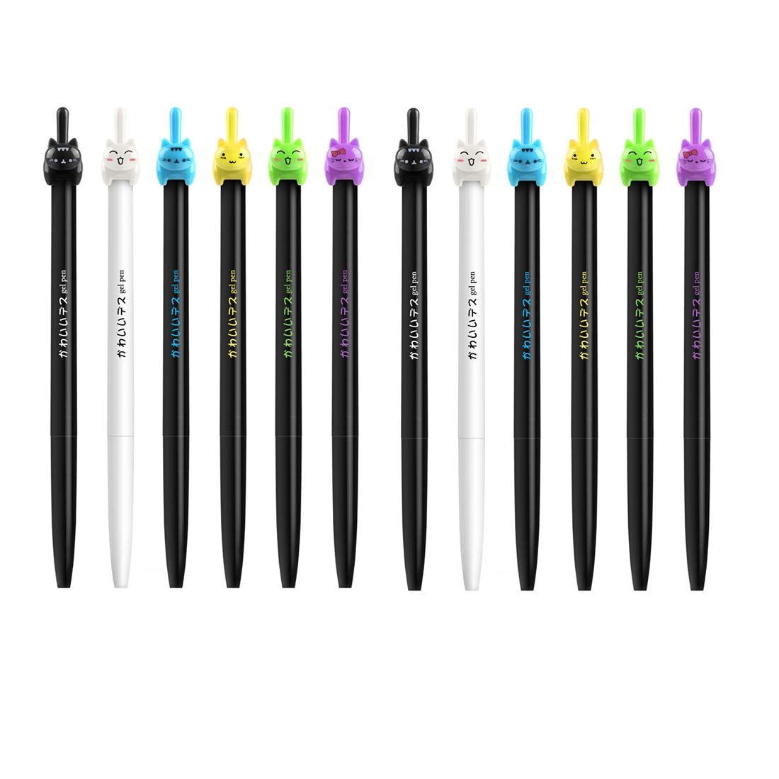 Cute Kawaii Cat Gel Pen for School and Office