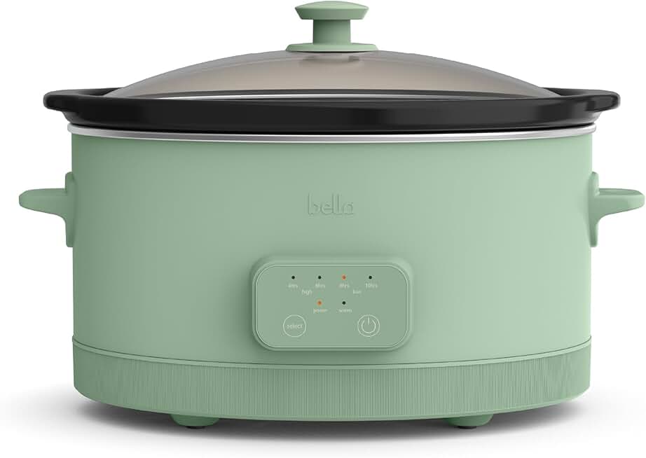 6 Quart Programmable Slow Cooker with Nonstick Pot