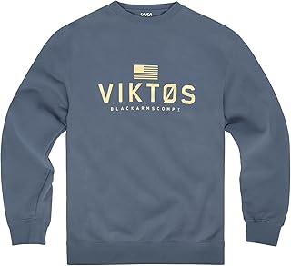 Men's Midweight Fleece Cotton-Polyester Crew Sweatshirt