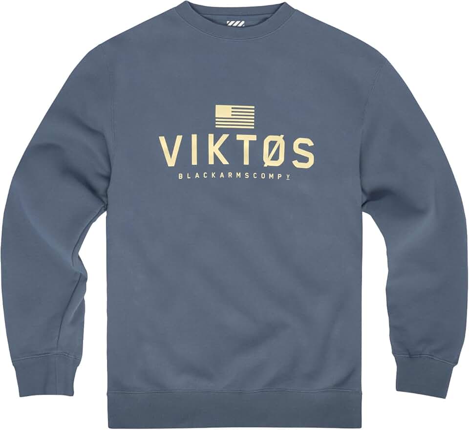 Men's Midweight Fleece Cotton-Polyester Crew Sweatshirt