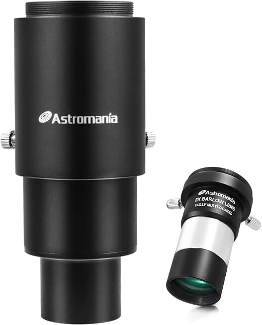 1.25-inch 2X Barlow Lens with Camera Adapter