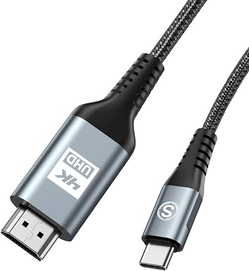 20ft USB C to HDMI cable for 4K video