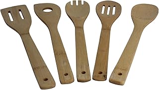 Five-Piece Bamboo Kitchen Tool Set