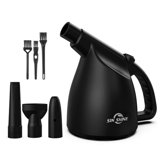 '- Compressed Air 3.0- Multi-Use Electric Air Duster for Cleaning Dust, Hairs, Crumbs, Scraps for Laptop, Computer, Replaces Compressed Air Cans (AD01-Black)