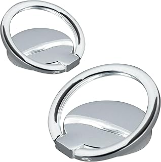 Two-pack round ultra-thin phone ring holder with 360° rotation