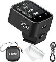 Wireless Flash Trigger with OLED Touchscreen and Rechargeable Battery