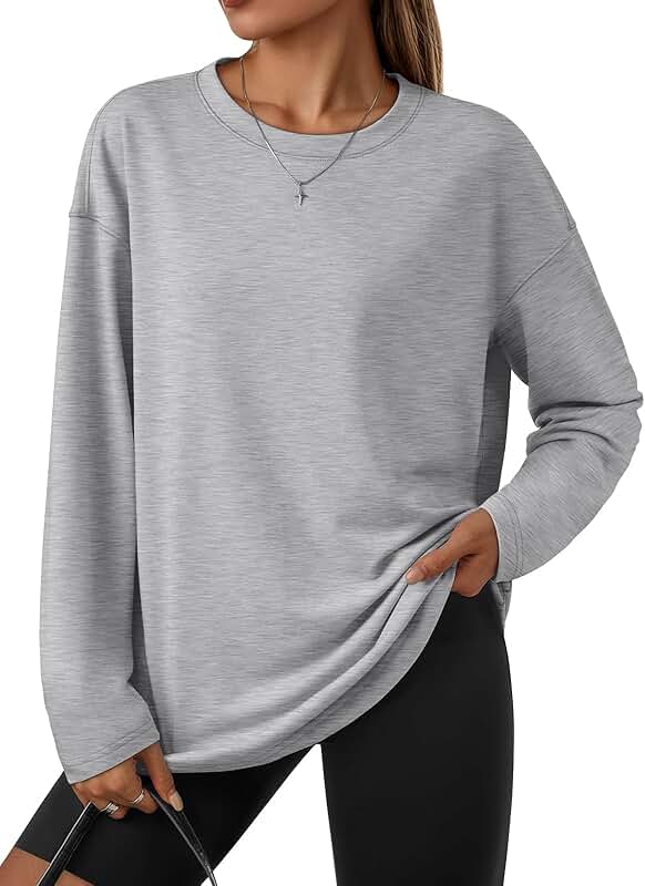 Women's Oversized Long Sleeve Casual Fall and Winter T-Shirts