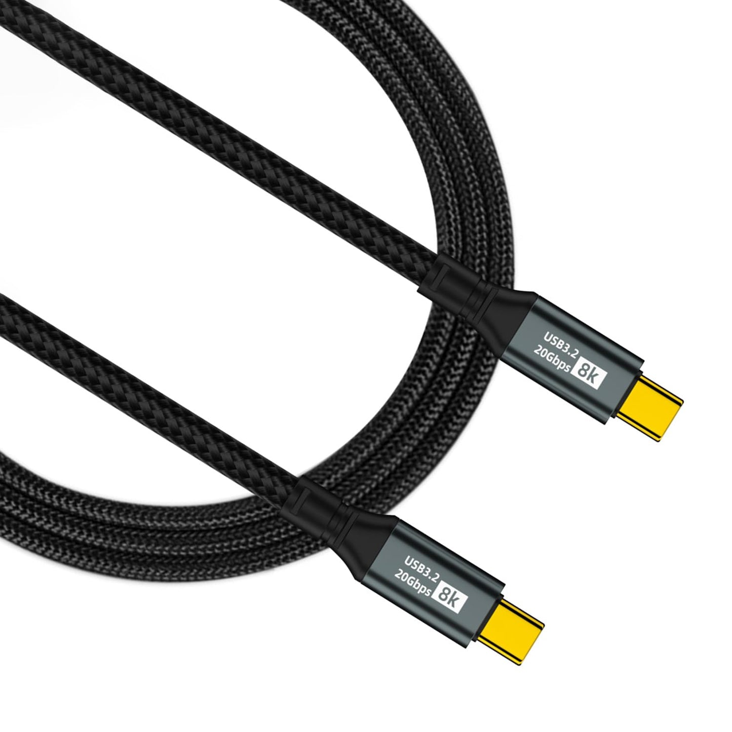 5ft USB C to USB C Cable, 20Gbps Data & 100W Fast Charging