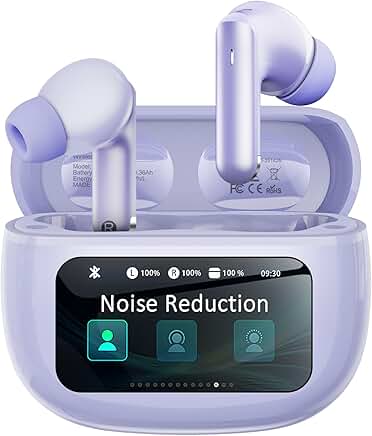 Wireless Noise Cancelling Earbuds with Charging Case